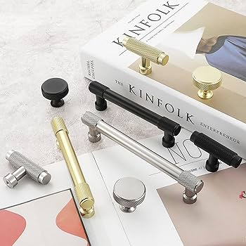 Amazon | 2 パックエレガントなゴールドキッチン引き出し取手